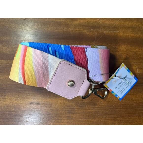 EttaVee X Erin Condren Happy Colors Interchangeable Adjustable Bag Strap NWT - Picture 1 of 4